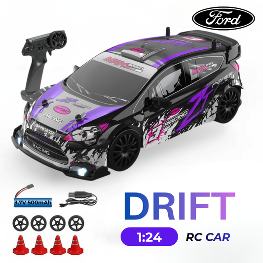 🚗FORD FIESTA ST PURPLE  - Autko Zdalnie Sterowane Drift RC - Legenda Driftu - Kompletny Zestaw - PRZEDSPRZEDAŻ🚗