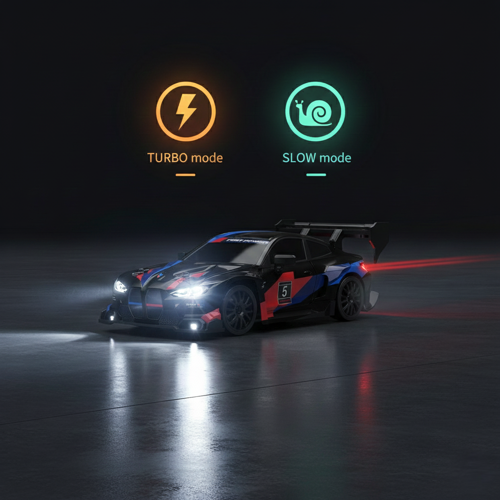 BMW M4 G82 BLACK - Autko Zdalnie Sterowane Drift RC - Legenda Driftu - Kompletny Zestaw - PRZEDSPRZEDAŻ