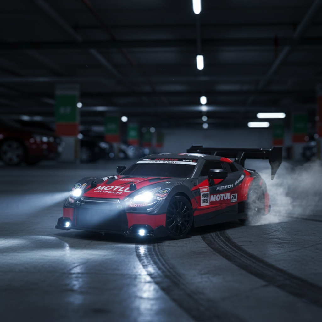 NISSAN 350Z RED  - Autko Zdalnie Sterowane Drift RC - Legenda Driftu - Kompletny Zestaw