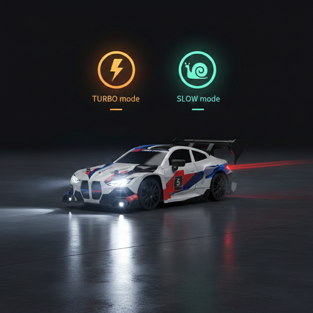 BMW M4 G82 WHITE - Autko Zdalnie Sterowane Drift RC - Legenda Driftu - Kompletny Zestaw - PRZEDSPRZEDAŻ