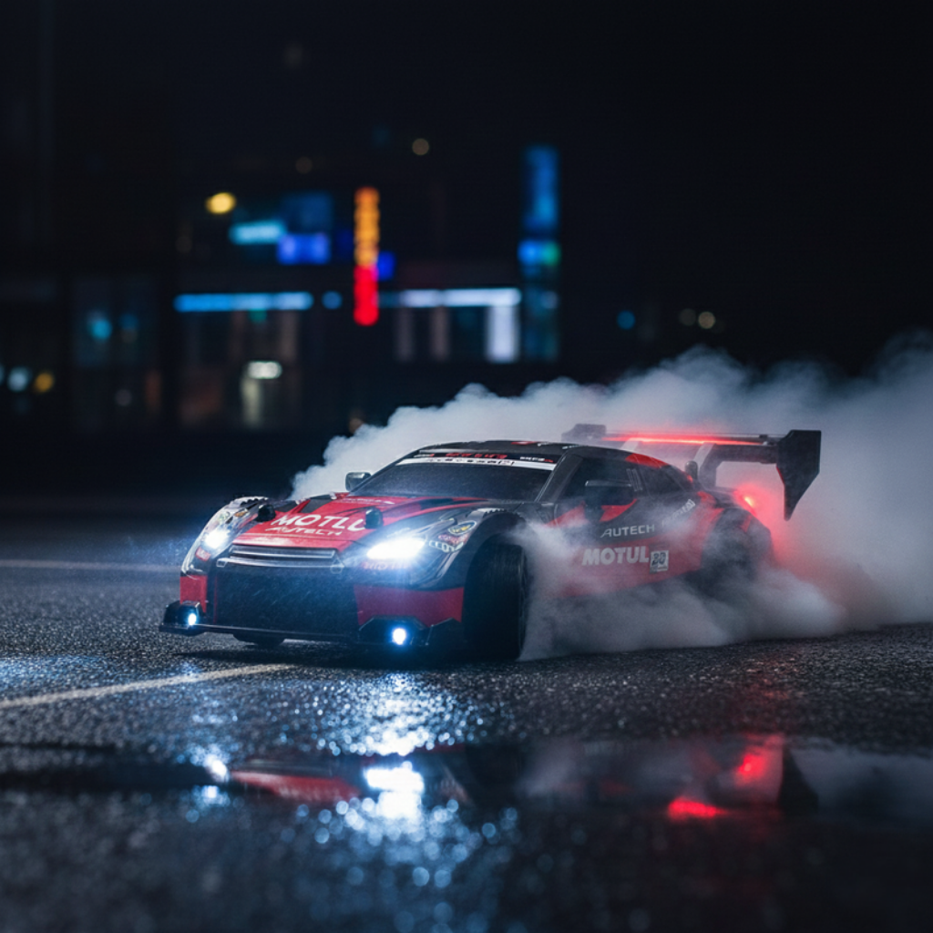 NISSAN 350Z RED  - Autko Zdalnie Sterowane Drift RC - Legenda Driftu - Kompletny Zestaw