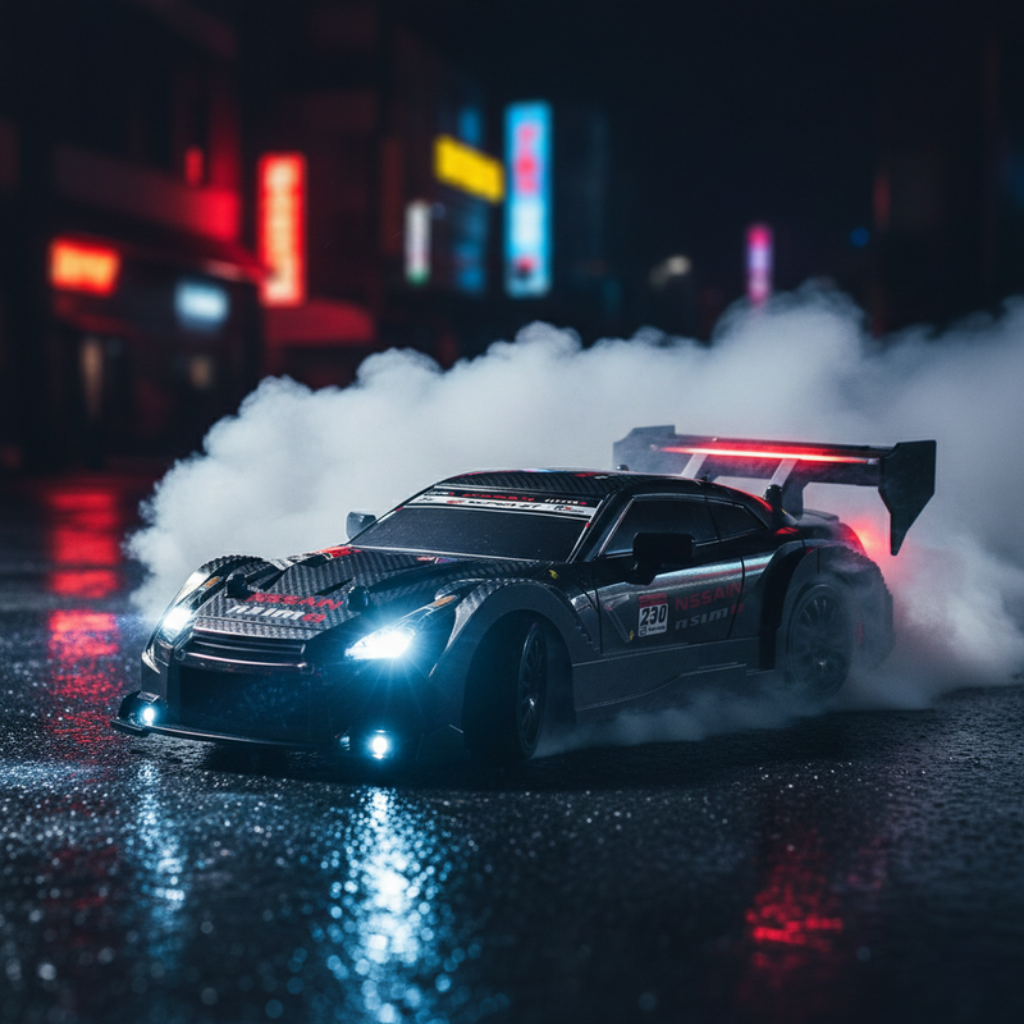 NISSAN 350Z BLACK  - Autko Zdalnie Sterowane Drift RC - Legenda Driftu - Kompletny Zestaw