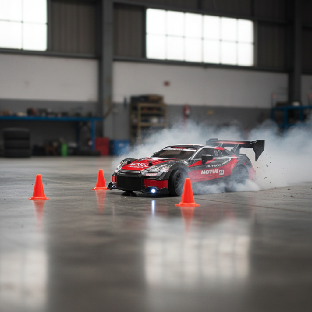 NISSAN 350Z RED  - Autko Zdalnie Sterowane Drift RC - Legenda Driftu - Kompletny Zestaw