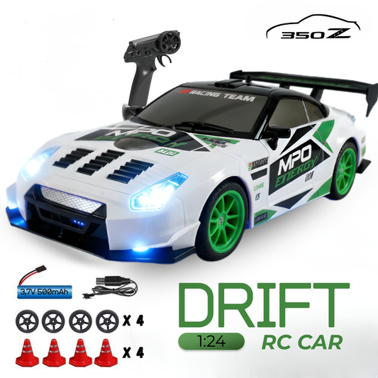 NISSAN 350Z WHITE  - Autko Zdalnie Sterowane Drift RC - Legenda Driftu - Kompletny Zestaw