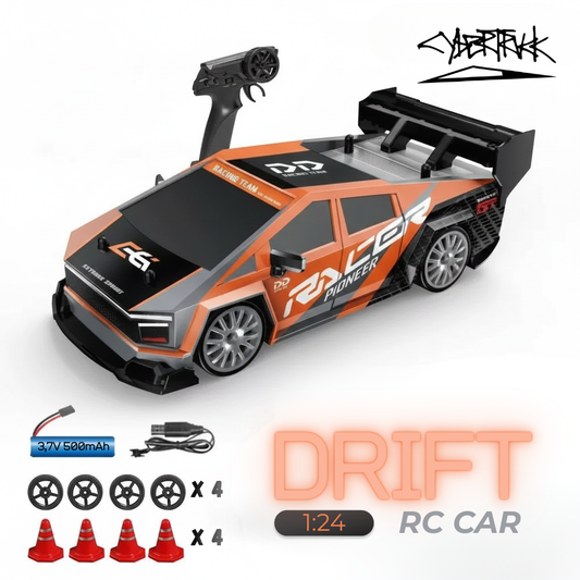 CYBERTRUCK ORANGE  - Autko Zdalnie Sterowane Drift RC - Legenda Driftu - Kompletny Zestaw - PRZEDSPRZEDAŻ