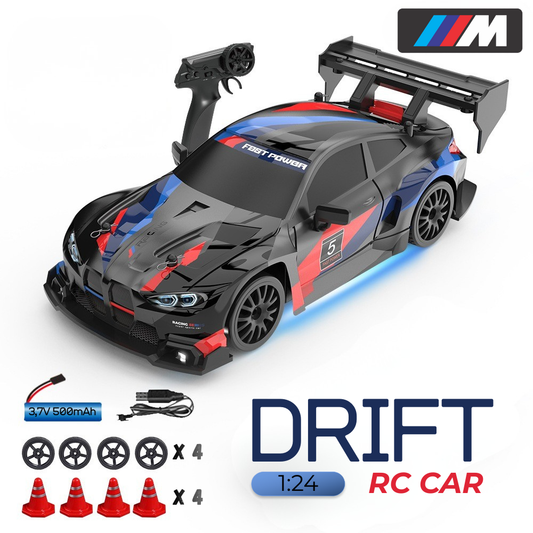 BMW M4 G82 BLACK - Autko Zdalnie Sterowane Drift RC - Legenda Driftu - Kompletny Zestaw - PRZEDSPRZEDAŻ