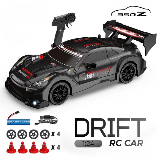 NISSAN 350Z BLACK  - Autko Zdalnie Sterowane Drift RC - Legenda Driftu - Kompletny Zestaw